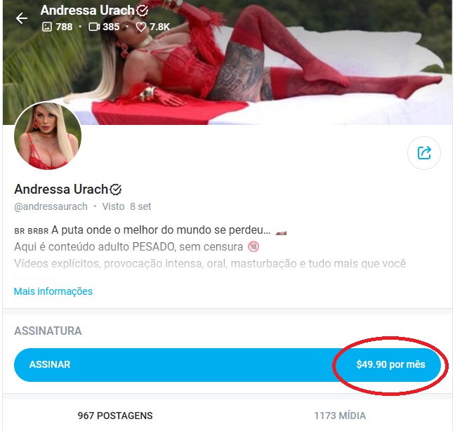 Andressa Urach onlyfans